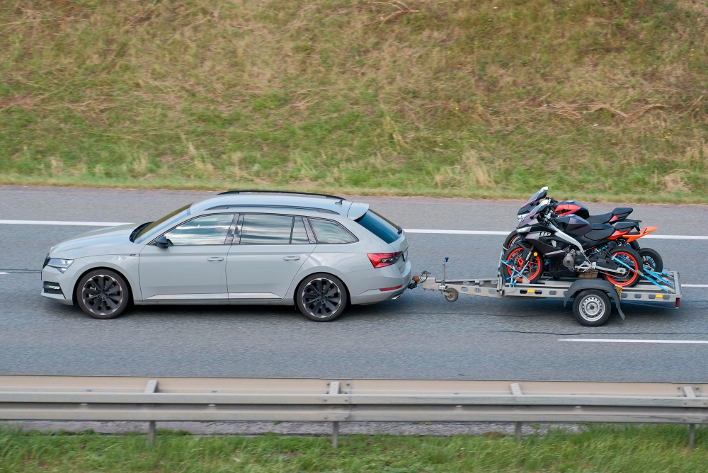 motorcycle towing