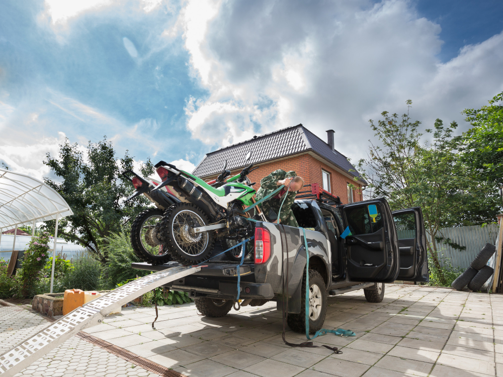 motorcycle towing